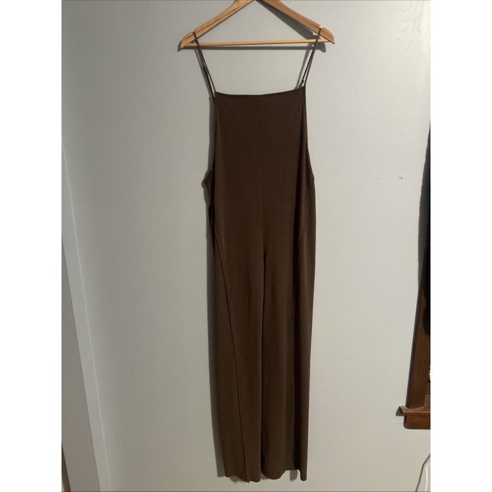 Mindy Mae’s Market Miranda Jumpsuit Coco Size S.  33” Inseam